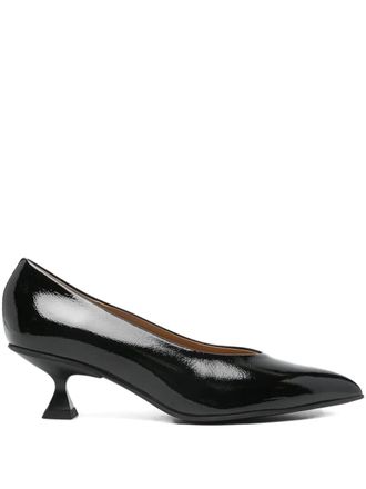 Pedro Miralles leather heeled pumps - Black