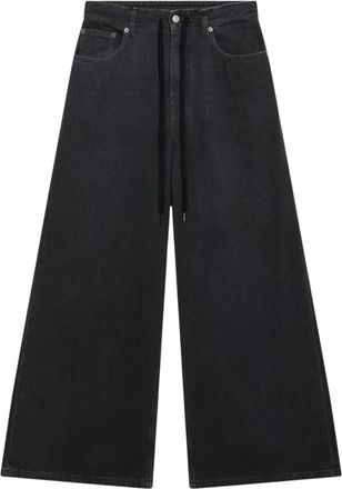 Maison Margiela Broek 5 zakken - Dames - Loose Fit Jeans - Zwart - W27 - Katoen - Jeans