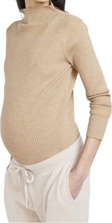 Hatch WomenS The Nina Turtleneck In Beige