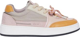 GCDS Bucket Bow Sneakers - Dames - Sneakers - Roze - 37 EU - Leer - Schoenen