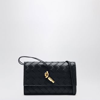 Bottega Veneta Black Andiamo pouch