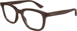 Alexander McQueen Am 0539O 005 Brillen - Dames - Brillen - Bruin - 52 MM - Accessoires