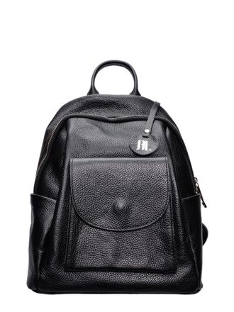 Anna Luchini Zwart Rundleer Tas