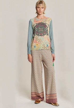 Me369 Emerta Knit Top In Shipibo