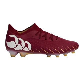 Canterbury Of New Zealand Unisex Adult Speed Falcon Elite Firm Ground Rugby Boots (Red Dahlia) - Size UK 10.5