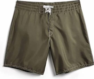 Birdwell Beach Britches Mens 300 Pull-On Boardshorts In Dark Olive