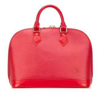 Louis Vuitton Alma Handtas Gestructureerde Koepel