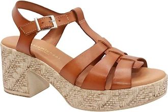 Eric Michael Womens Joni Wedge Sandal In Avellana