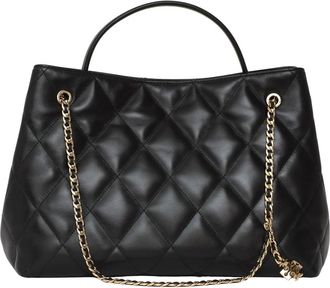 Tory Burch Medium Bauletto - Dames - Handtassen - Zwart - ONE Size - Katoen - Tassen