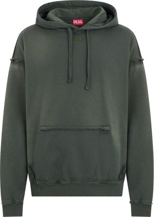 Diesel Green Relaxed Logo Hoodie