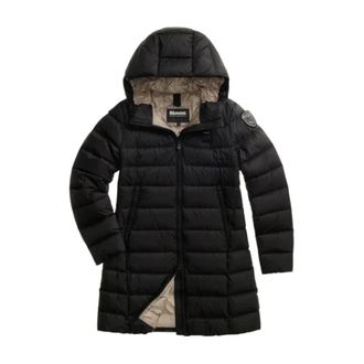 Blauer Agnes Pufferjas - Dames - Mantels - Zwart - Maat: M Nylon