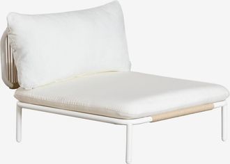 Sklum M&oacute;dulo Central Para Sof&aacute; Modular De Jard&iacute;n En Acero Roubly Sklum