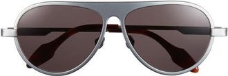 J.W.Anderson Aviator Sunglasses in Silver at Nordstrom