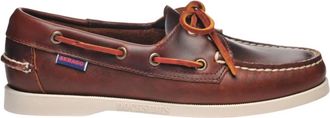 Sebago Dockside Portland Waxed - Dames - Bootschoenen - Bruin - 40 EU - Leer - Schoenen