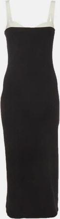 Reformation Black Jersey Midi Dress