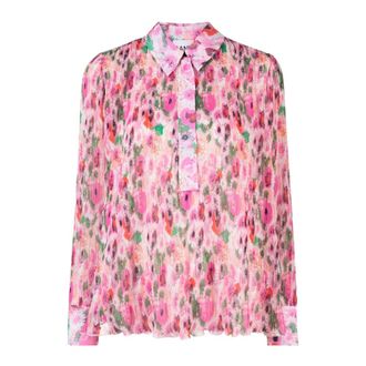 Ganni Dames, Blouses & Shirts, Veelkleurig, Maat: M Poliester