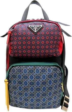 Prada Pre-owned Vintage Nylon Sling Bag - Heren - Vintage Rugzakken - Veelkleurig - ONE Size - Nylon - Vintage