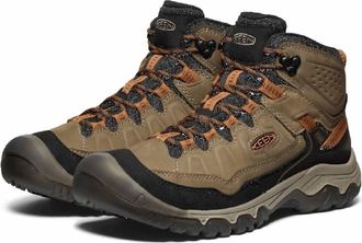 Keen Mens Targhee Mid Shoe In Sea Turtle Roasted Pecan