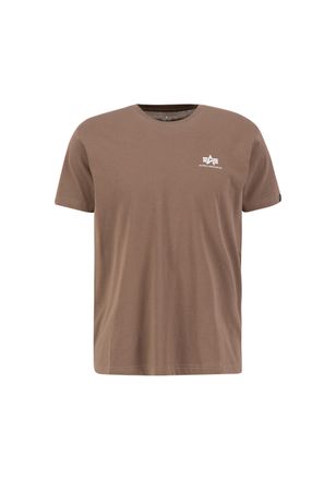 Alpha Industries T-Shirt ALPHA INDUSTRIES Basic T-Shirt SL, Herren, Gr. S, grau (taupe), Obermaterial: 100% Baumwolle, Shirts T-Shirt