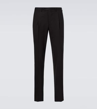 Canali Wool-blend slim pants