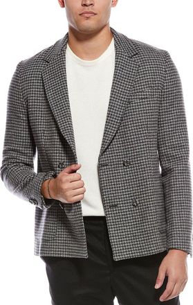Officine Générale Leon Houndstooth Wool Coat