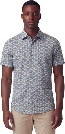 Lords of Harlech Tribal Mens Printed Button Up Shirt in Tribal Natural at Nordstrom, Size Xx-Large
