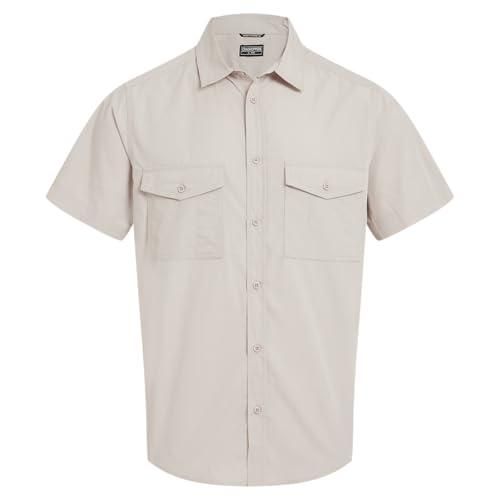 Chemise Homme Craghoppers Grise Taille M – Coton/polyester, Légère, Boutons