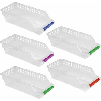 OEM Organizador De Nevera, Organizador De Refrigerador, Cesta Apilable Para Nevera, Cesta De Almacenamiento De Pl&aacute;stico Para La Colecci&oacute;n De Cocina Del Ho