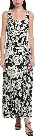 Vince Camuto Tiered Square Neck Maxi Dress