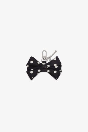 Ganni Black Bow Charm with Dots