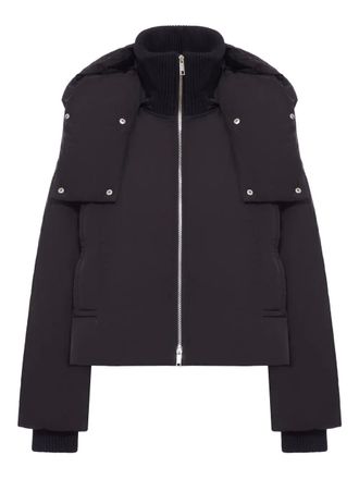 Sportmax Piumino con cappuccio - Nero