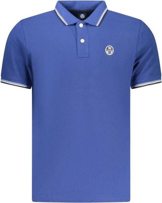 North Sails Polo Shirt - Heren - Polos - Blauw - S - Katoen - Tops