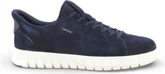 Geox Sneakers - Heren - Sneakers - Blauw - 45 EU - Leer - Schoenen