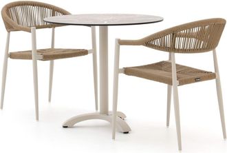 Manifesto Furniture Manifesto Belpasso/Lisio &oslash;80cm dining tuinset 3-delig stapelbaar