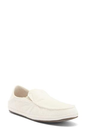 Olukai Nohea Hulu Slip-On Sneaker in Bone/Bone at Nordstrom, Size 10