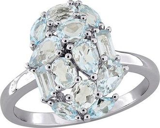 Rina Limor Silver 2.55 Ct. Tw. Blue Topaz Cocktail Ring
