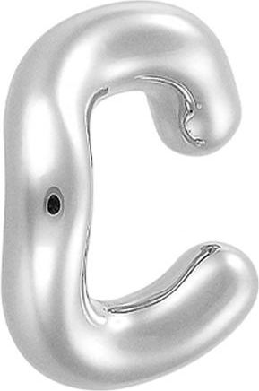 Charlotte Chesnais Wave Cuff - Silver - One Size