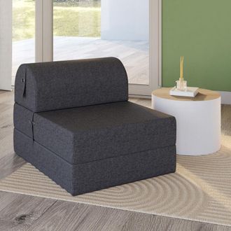 IDMarket Idmarket - Sill&oacute;n Paloma En Tejido Gris Antracita