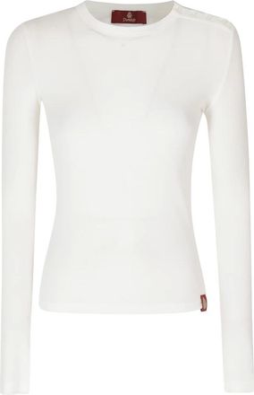 Dondup T-shirt a Maniche Lunghe - - Tops - Donna - Bianco - M