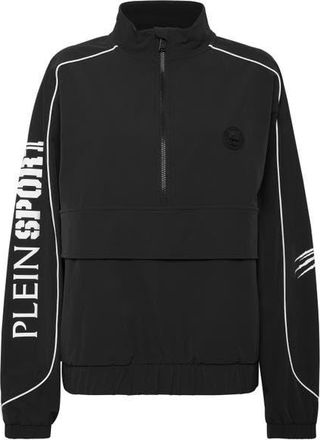 Plein Sport Nylon Piping Anorak Ls Scratch Women in Black at Nordstrom, Size Xx-Large
