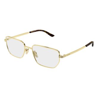 Gucci Rechthoekig Optisch Montuur - Dames - Accessoires - Geel - Maat: 54 MM