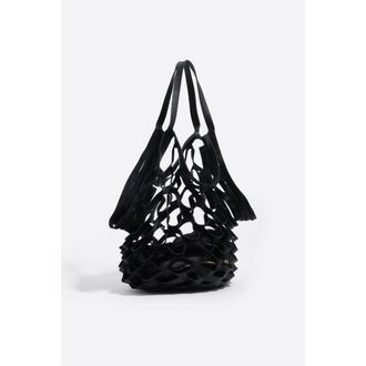 Bimba & Lola Leather Cala Bag in Black at Nordstrom