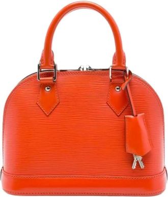 Louis Vuitton Pre-owned Alma BB - Dames - Vintage Handtas - Oranje - ONE Size - Leer - Vintage
