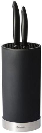 Kyocera 3-teiliges Premium Set gen Softtouch Messerblock mit zwei Keramik-Messern