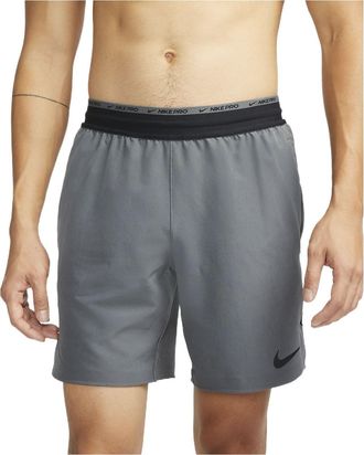 Nike Pro Dri-FIT Flex Rep Sports Training Shorts Gray DD1701-068