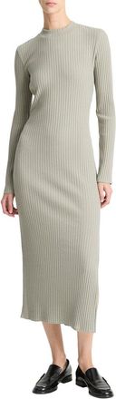 Vince Rib High Crew Neck Dress