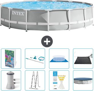 Intex Piscina Prism Frame Redonda - 457x107 Cm - 9-piezas S583
