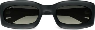 Gucci Occhiali da sole squadrati - Grigio