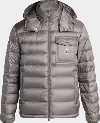 Moncler Men & apos;s Hood Logo Puffer Jacket
