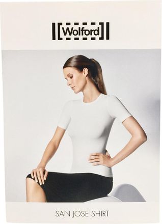 Wolford White Cotton Velvet Light San Jose Shirt Size XS